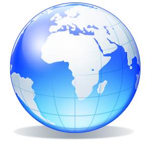 africa globe